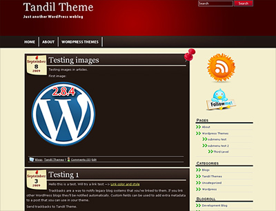 Tandil WordPress Theme